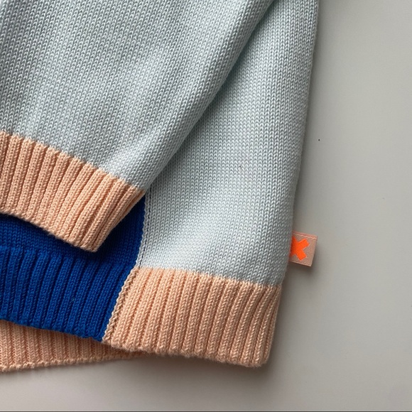 NWT tinycottons | color block sweater - Picture 6 of 7